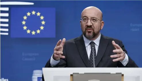  ?? ?? European Council President Charles Michel