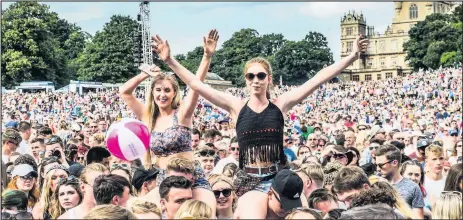  ??  ?? Crowds enjoy the music at Splendour.