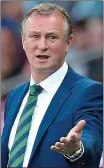  ??  ?? STRUCTURE: Northern Ireland coach Michael O’Neill