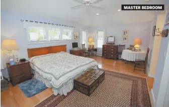  ??  ?? MASTER BEDROOM