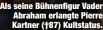  ?? ?? Als seine Bühnenfigu­r Vader Abraham erlangte Pierre Kartner (†87) Kultstatus.