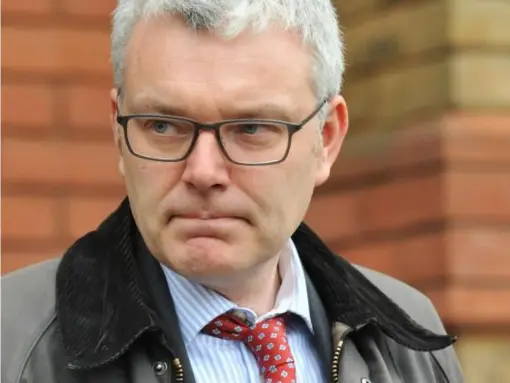  ?? (Nick Ansell/PA) ?? John Bailey, the victim's brother, leaving St Albans Crown Court