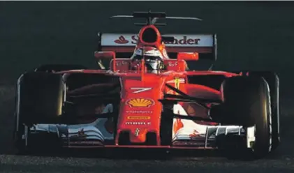  ??  ?? Ferrari were the most fastest in the pre-season testing in Barcelona Photo: AP