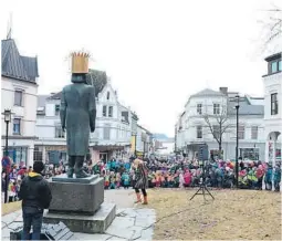  ?? FOTO: VENDY BERG HEGLE ?? IBSEN: I Skien satses det på Ibsen på en rekke områder. Bursdagsfe­iring for dikteren er en av dem.