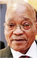  ??  ?? Jacob Zuma