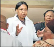  ?? File picture: SOWETAN ?? GAPS IN CARE: Gauteng health MEC Qedani Mahlangu has been blamed for failing to ensure the patients were placed in appropriat­e care.