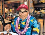  ??  ?? Chavez enjoying breakfast in Honolulu, 2016. Right, photos of his time in the service. Early on the morning of December 7 1941, he was abruptly woken by his wife: ‘Get up, we’re being attacked … come on, the whole Harbor’s on fire!’