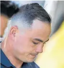  ?? Photo / Mike Scott ?? Zac Guildford pushed for continued name suppressio­n when he was sentenced in January for the 2019 assault.