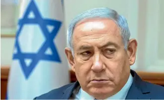  ?? AP ?? Israel Prime Minister Benjamin Netanyahu has pounded the drums of war in his call to confront Iran