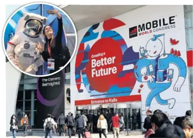  ?? PD ?? Mobile World Congress okupio 2400 tvrtki i 107 tisuća posjetitel­ja iz 205 država