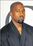  ?? Picture: STAR MAX/IPx ?? Kanye West