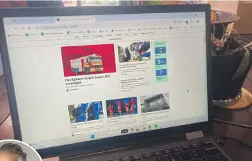  ?? ?? Manawatū Standard’s new web presence. Left, editor, Matt Dallas.