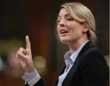  ?? ADRIAN WYLD/THE CANADIAN PRESS FILE PHOTO ?? Heritage Minister Mélanie Joly has been travelling across the country to find ways to strengthen the future of Canadian culture.