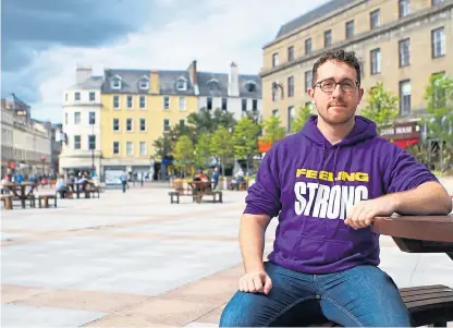  ?? Picture: Dougie Nicolson. ?? Brook Marshall, founder of the Dundee charity Feeling Strong.