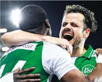  ?? KEYSTONE ?? Tranquillo Barnetta trug selbst massgeblic­h zu einer gelungenen Derniere in St. Gallen bei.