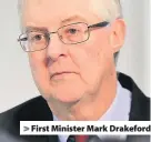  ??  ?? > First Minister Mark Drakeford