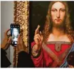  ??  ?? Das Gemälde „Salvator Mundi“ist wieder in der Diskussion.