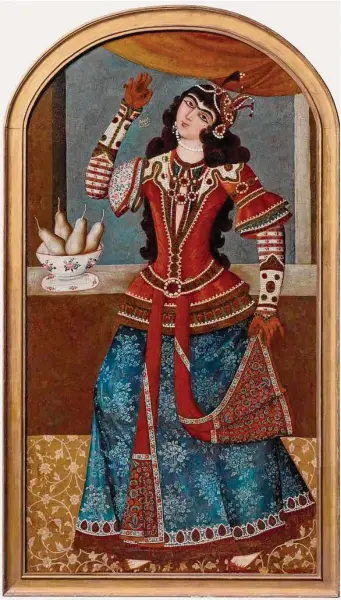  ?? Museum of Fine Arts, Houston ?? Muhammad Baqir’s “Dancing Girl,” 1778–79, has been lovingly restored.