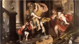  ??  ?? LEFT Federico Barocci’s 1598 depiction of Aeneas’ flight from Troy