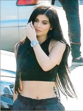  ?? WCP/4CRNS/FAMEFLYNET PICTURES / GTRES ?? Kylie celebró su éxito empresaria­l el mismo día de su cumpleaños