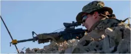  ??  ?? Female U.S Lieutenant undergoing the training.