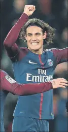  ?? FOTO: EFE ?? Cavani ‘Pichichi’ con 15 goles