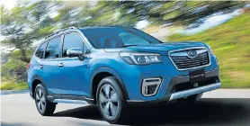  ??  ?? COMING SOON: The all new Subaru Forester will be launched in SA in December