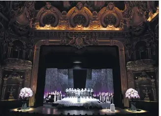  ?? (Photo Michael Alesi) ?? La présentati­on de la Saison à l’Opéra s’est faite en musique !