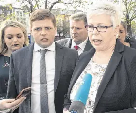  ?? PHOTO: COLLINS COURTS ?? Melissa Barry, daughter of the late Susan McGee, at the Four Courts.