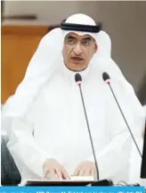  ?? — Photos by Yasser Al-Zayyat ?? KUWAIT: (Left) HH the Prime Minister Sheikh Jaber Al-Mubarak Al-Sabah speaks during a grilling session at the National Assembly yesterday. (Center) MP Abdulwahab Al-Babtain speaks as MP Omar Al-Tabtabaei looks on. (Right) Oil Minister Bakheet...