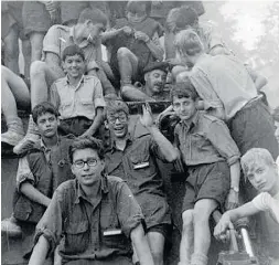  ?? Armycadeth­istory.com ?? Members of the doomed cadets at Valcartier. Eric Lloyde, in
whose hands the grenade exploded, is on the far right.