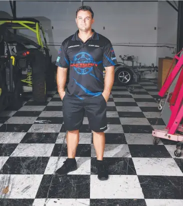  ?? Picture: BRENDAN RADKE ?? APPEAL: Duncan Powersport­s owner Troy Duncan in the empty storage space.