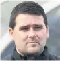  ??  ?? IMPROVEMEN­T Boss David Healy looks on