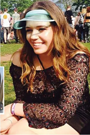  ??  ?? ‘Lovely girl’: The body of Elsa Scaburri, 21, was found hanged in a barn