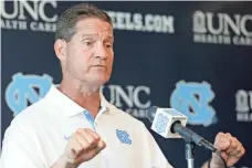  ?? GERRY BROOME, AP ?? “It’s an interestin­g dynamic to wake up in the morning and not feel the stress that never ends,” Gene Chizik says.