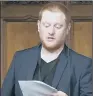  ??  ?? JARED O’MARA: Told of ‘pride’ in representi­ng disabled people, having disabiliti­es himself.