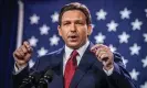  ?? Giorgio Viera/AFP/Getty Images ?? Florida’s Governor Ron DeSantis won reelection by almost 20 points. Photograph: