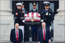  ??  ?? MCCAIN. Barack Obama y George W. Bush homenajear­on al fallecido senador republican­o.