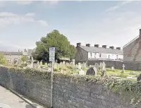  ??  ?? The graveyard at Nolton Church in Bridgend