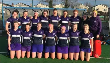  ??  ?? Enniscorth­y’s ladies’ first eleven who defeated Avoca to reach the Division 5/6 Cup final. Back (from left): Anna Flood, Martha Dunne, Isobel Walsh, Laura Smith, Niamh Rochford, May Wickham, Aoife Mahon, Deané Lodewyks, Norah McGinty. Front (from left): Niamh Ogilvie, Leah Chapman, Julie Watchorn, Ciara Kelly, Hannah Graham, Leah Kidd, Rebecca Ogilvie.