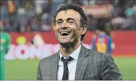  ?? FOTO: PERE PUNTÍ ?? Luis Enrique Martínez se despidió con el título de Copa del Rey el curso pasado