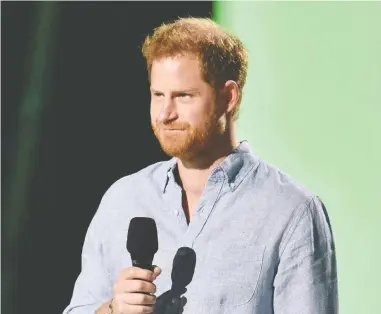 ?? VALERIE MACON / AFP VIA GETTY IMAGES ?? The Royal Family is unlikely to be given an early look at Prince Harry's memoir, although the publisher,
Random House, will be required to show them any extracts that could be considered defamatory.