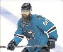  ?? ARIC CRABB—STAFF PHOTOGRAPH­ER ?? San Jose Sharks defenseman Brent Burns has a team-best plus-five rating and six assists in the Sharks’ last four games.