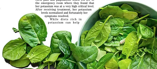  ?? PHOTOGRAPH COURTESY OF UNSPLASH/LOUIS HANSEL ?? ADD leafy vegetables, such as spinach, to your diet.