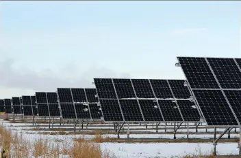  ?? JIM WELLS ?? DP Energy is proposing a solar energy facility on 63 acres of land in Shepard Industrial Park. If approved, it would be the largest in Western Canada. The Ireland-based company is proposing more than 1,500 panels,