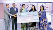 ?? ?? AIA Insurance acknowledg­es partnershi­p for Prathibhab­hisheka – Women Entreprene­ur Awards