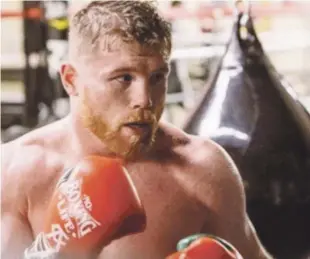  ?? AP ?? Saúl -Canelo- Álvarez se prepara para su segundo combate frente a Gennady Golovkin.