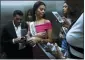  ?? ARNULFO FRANCO - THE AP ?? In this Sept. 1 2 photo, Miss Panama Rosa Iveth Montezuma stands inside an elevator to leave the Panamanian Tourism Ministry after her visit in Panama City. Montezuma is the first indigenous woman to win the Miss Panama beauty pageant.