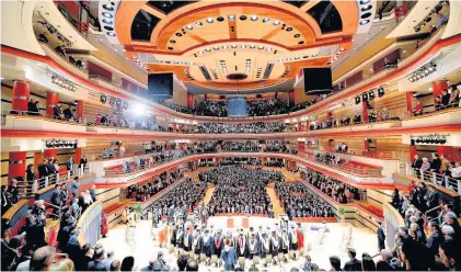  ??  ?? > The £392 million Midlands Engine Strategy will include cash to extend the world renowned Symphony Hall