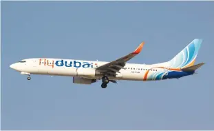  ??  ?? Flydubai reported a 10.5 percent increase in passenger numbers during the first six months of this year. (Reuters)